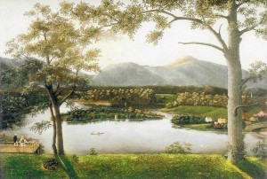 Charles Townsend Print - View from Barclay Heights